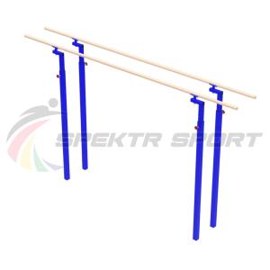 Купить Брусья гимнастические мужские массовые со стеклопластиковыми жердями (уличн. под бетонирование) в Киржаче 