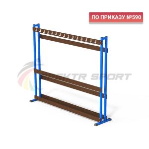 Купить Стеллаж для лыж двусторонний (на 30 пар) ЛХ2 в Киржаче 