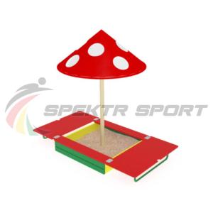 Купить Песочница с крышкой и грибком ИО 512 в Киржаче 
