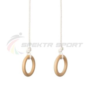 Купить Кольца гимнастические деревянные (фанера 18 мм, покрытие: эмаль, лак или пропитка) в Киржаче 