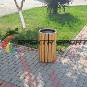 Купить Урна цилиндрическая в деревянной обрешетке лиственница в Киржаче 