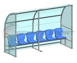Купить Кабинка для игроков и судей на 6 мест в Киржаче 
