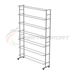 Купить Стеллаж для мячей мобильный односторонний шир. 1320 мм SP ХИ-М1_25 в Киржаче 