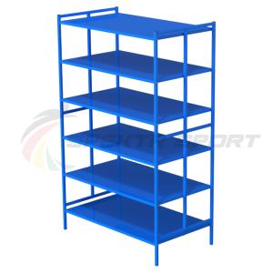 Купить Стеллаж для спортинвентаря открытый двойной (полки металл) в Киржаче 