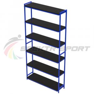 Купить Стеллаж для спортивного инвентаря 6 полок (полки фанера) разборный в Киржаче 