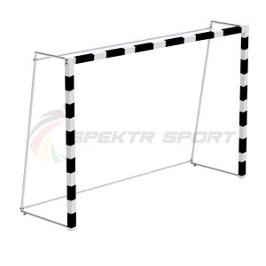 Купить Ворота мини-футбольные без сетки 2х3х1 м. профиль 80х80 с закладными (добров. сертификат) в Киржаче 