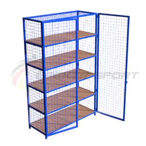 Купить Стеллаж для хранения инвентаря закрытый 2200х500х2500 (разборный) в Киржаче 