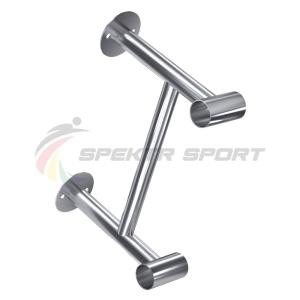 Купить Кронштейн пристенный двухрядного балетного станка Гран Батман из нерж стали в Киржаче 