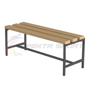 Купить Скамейка для раздевалок без спинки (цельная) 1000 мм в Киржаче 