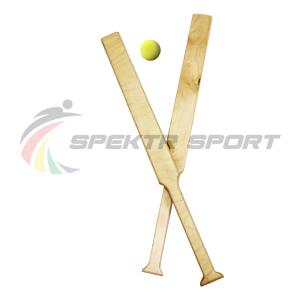 Купить Набор бита для лапты (две биты + один мяч) в чехле в Киржаче 