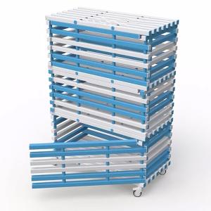 Купить Стеллаж 3-х секционный закрывающийся, разборный жесткий ПВХ 1380х720х2005 мм в Киржаче 