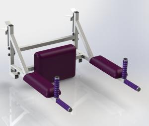 Купить Брусья-пресс и подставка под штангу Джет 4 цв. белый в Киржаче 