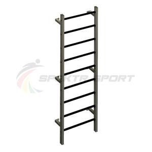 Купить Шведская стенка метал. с прорез. перекладинами Джет 1П цв. серый в Киржаче 