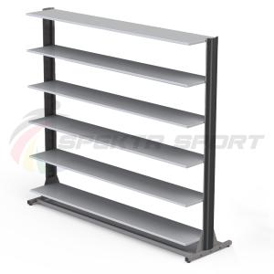 Купить Стеллаж для горных и беговых ботинок (24\40 пар) односторонний мобильный в Киржаче 