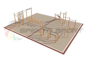 Купить Площадка уличная для воркаут Дворовая 1_76mm в Киржаче 
