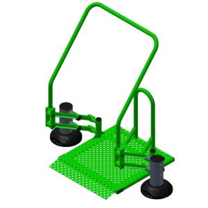 Купить Тренажер уличный для людей с ОВЗ Подтягивание на платформе ТС 1002 в Киржаче 