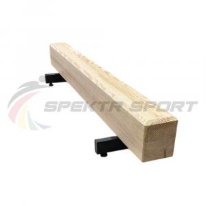 Купить Бревно гимнастическое 1,5 м на металлических низких опорах  в Киржаче 