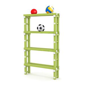 Купить Стеллаж для мячей (для бассейнов) жесткий ПВХ, 1010х260х1660 мм в Киржаче 