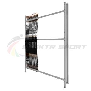 Купить Стеллаж для лыж односторонний пристенный на 10 пар SP ЛХ10 в Киржаче 