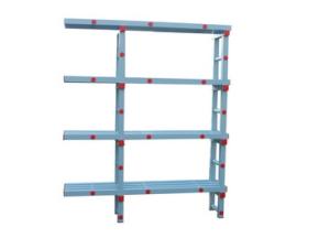 Купить Стеллаж с выступом для плавательного инвентаря, жесткий ПВХ, 1510х374х1810 мм в Киржаче 