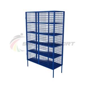 Купить Стеллаж для хранения инвентаря закрытый 1250х500х2000 (разборный) в Киржаче 