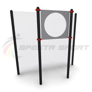 Купить Мишень на стойках круглая для выполнения испытания Метание теннисного мяча в цель (дист 6 м), сталь в Киржаче 