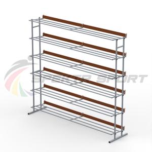 Купить Стеллаж для лыжных ботинок (на 50 пар) разборный в Киржаче 