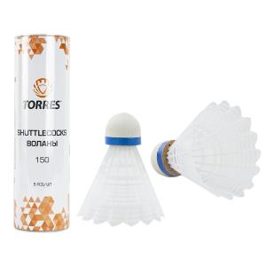 Купить Воланы для бадминтона Torres 150 (нейлон) BD20108 в Киржаче 